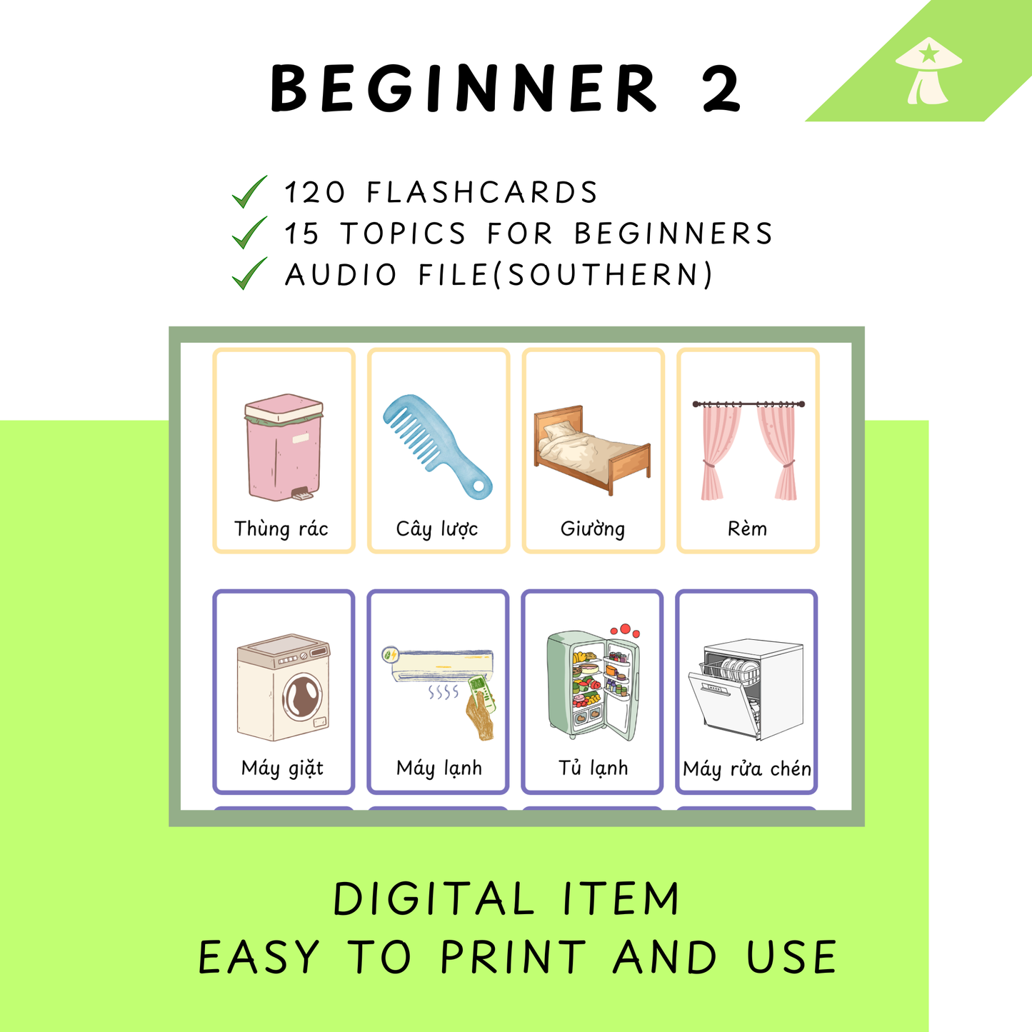 B2 Flashcards + Audio File